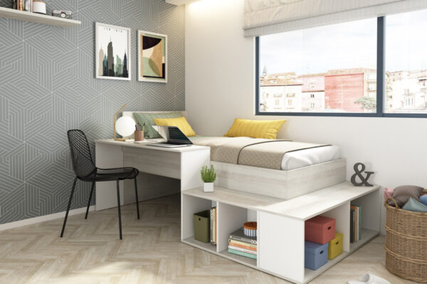Trundle bed with reversible desk Blake – Image 3