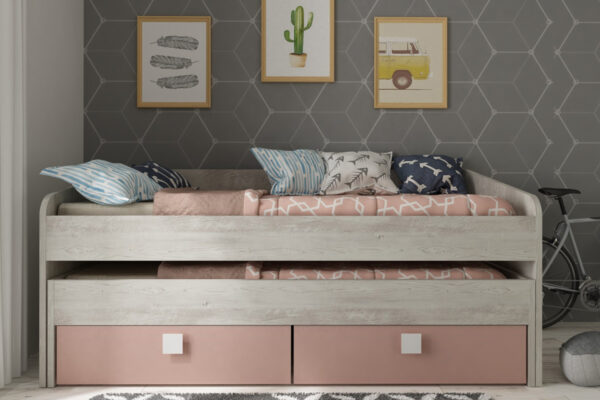 Trundle Bed with 2 drawers Bo12 - Image 2