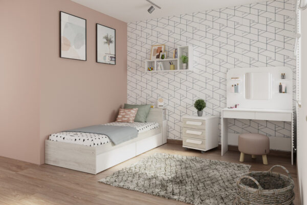Bed with nightstand and drawers Jazz – Image 4