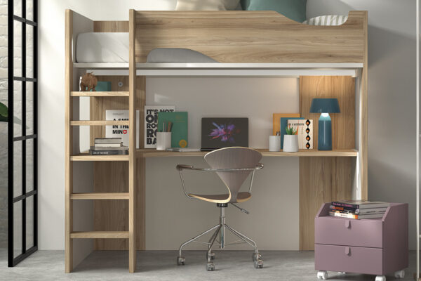 Bespoke kids beds F816 - Mezzanine Bed