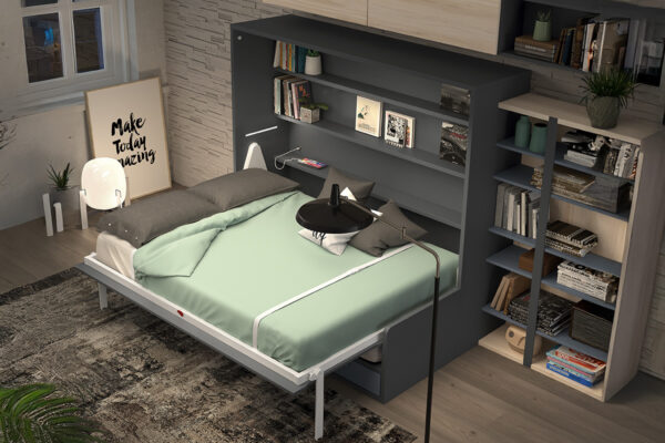 Murphy Bed With Built-in Sofa F850 - Bed