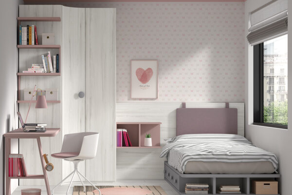 Kids Bedroom Furniture F308 - Open shelves
