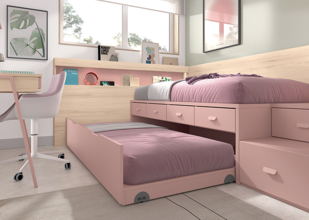 Roséline Elevated Teen Bed – Image 2