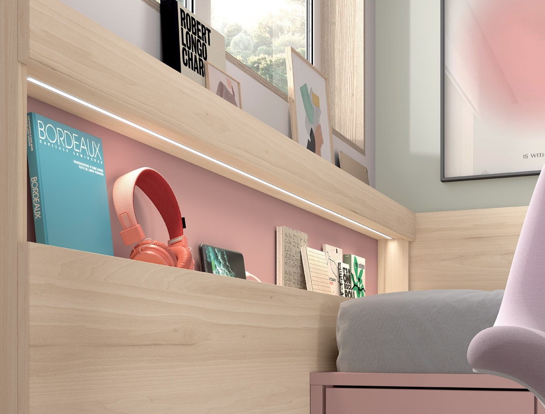 Roséline Elevated Teen Bed – Image 5