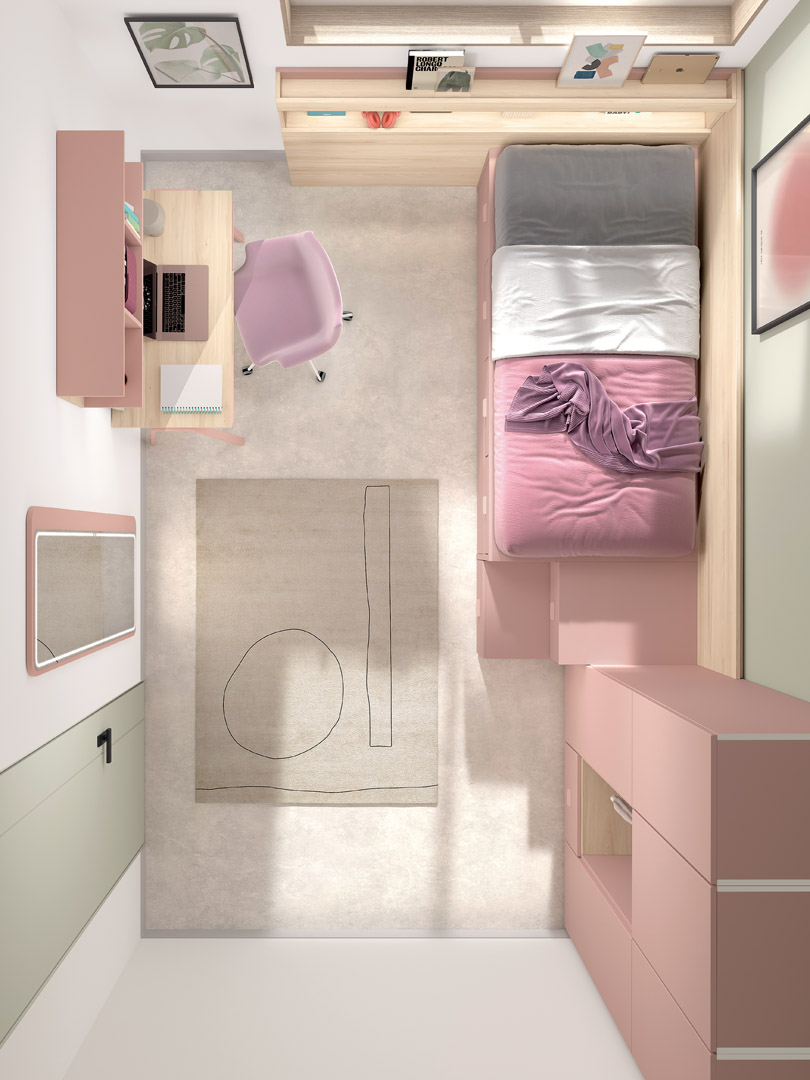 Roséline Elevated Teen Bed – Image 8