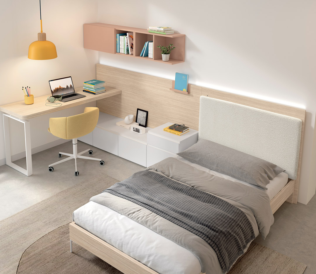 Nomad Pearl Teen Bed with Desk – Image 2