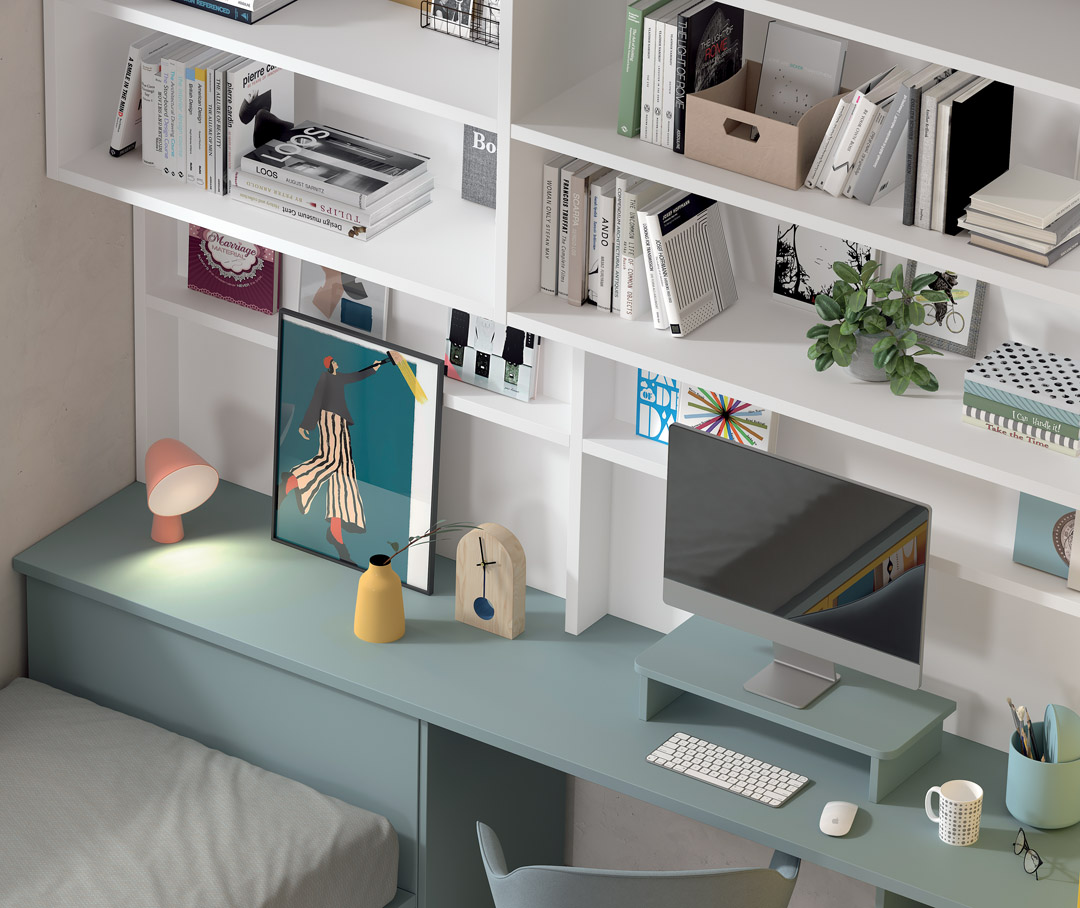 Atlas Curve Teen Bed with Desk & Wardrobe - Image 6