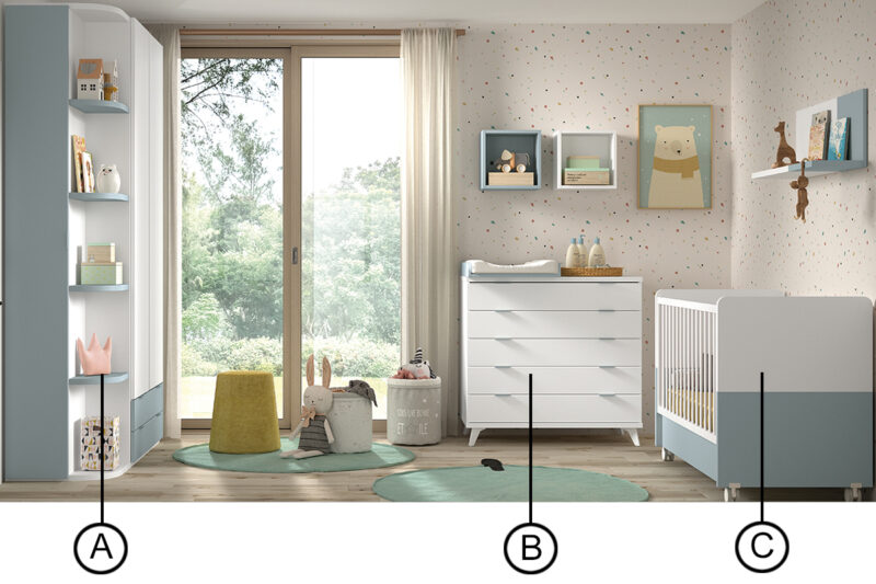 Convertible Baby Bed F316 - Image 2