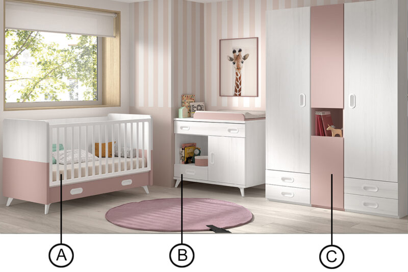 Convertible Baby Bed F315 - Image 2