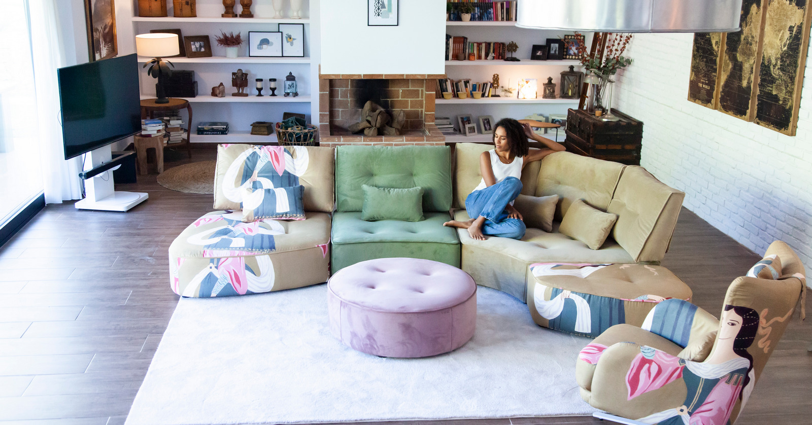 Modular sofa Arianne Love Famaliving