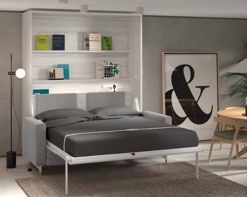 Murphy Bed With Built-in Sofa F848 - Image 2