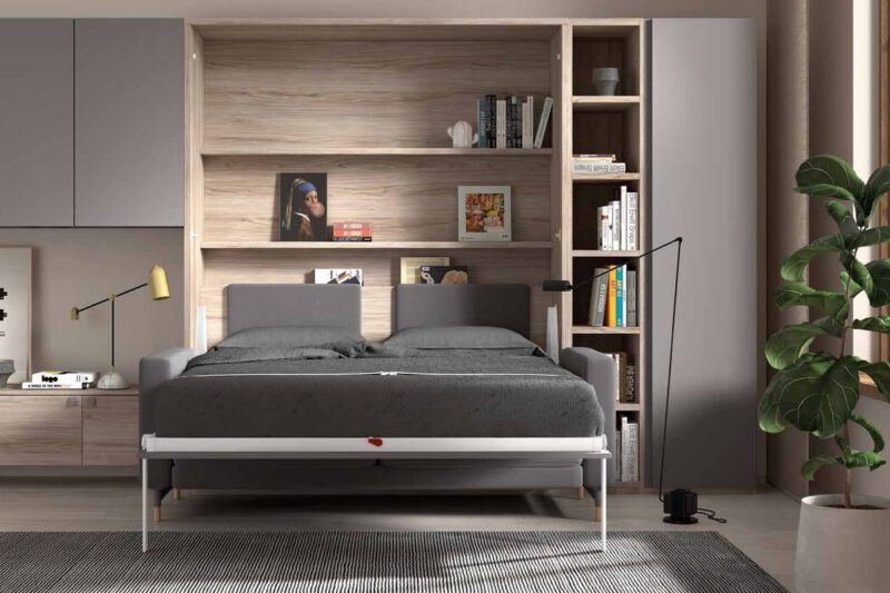 Murphy Bed with Built-in Sofa F851 - Image 2