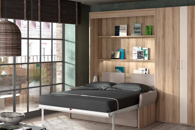 Murphy Bed With Built-in Sofa F852 - Image 2